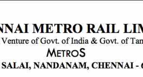 Chennai Metro Railway Recruitment 2023